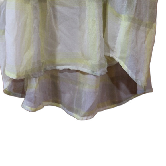 Splendid NWT Watercolor Pastel Striped Tank Top Yellow LG - Picture 3 of 7